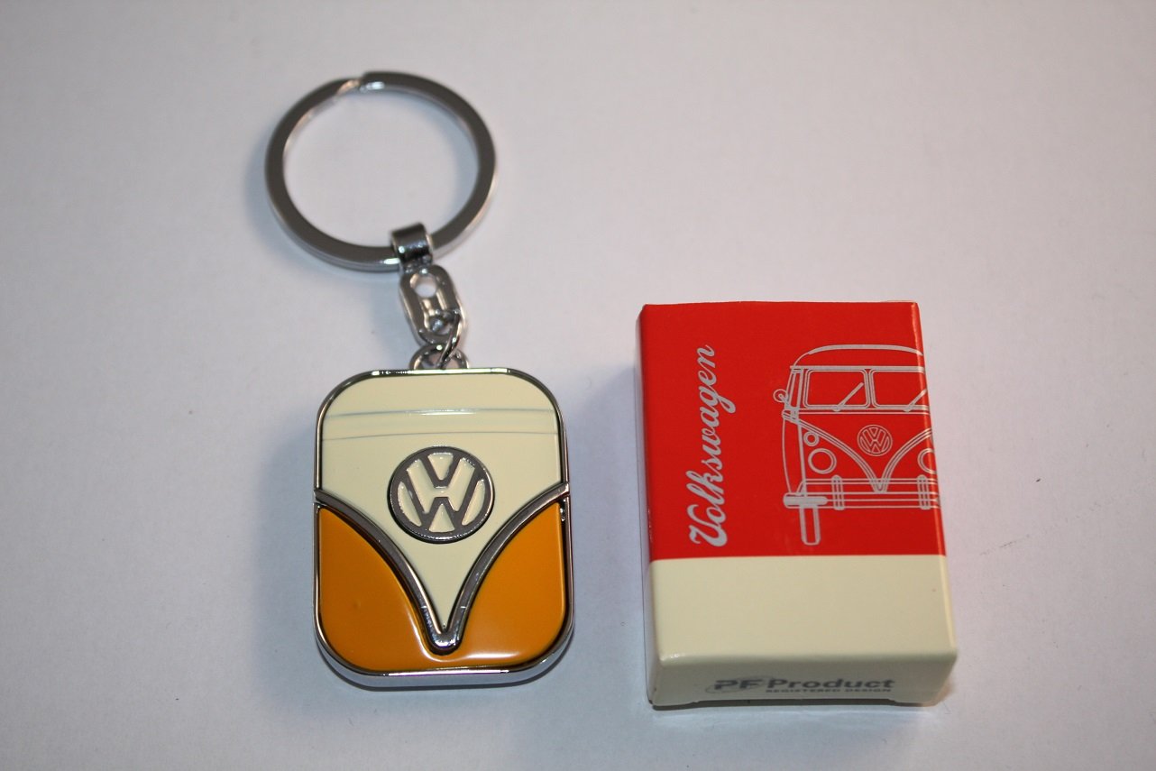 VW Bulli T1 Yellow – Key Ring Orange – VW Transporter Stuff