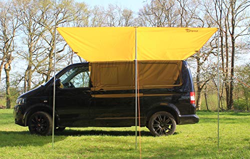 DEBUS Campervan Sun Canopy Awning – Sierra Yellow – VW Transporter Stuff