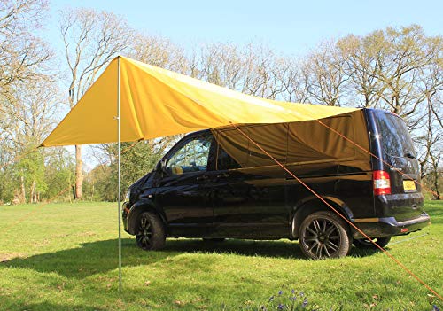 DEBUS Campervan Sun Canopy Awning – Sierra Yellow – VW Transporter Stuff