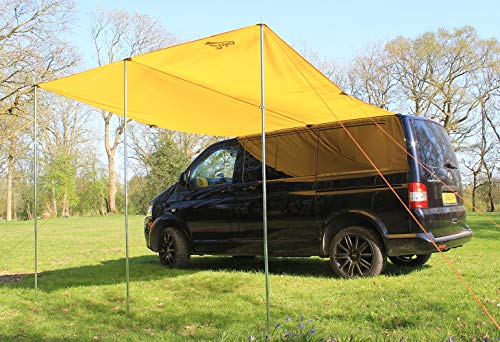 DEBUS Campervan Sun Canopy Awning – Sierra Yellow – VW Transporter Stuff