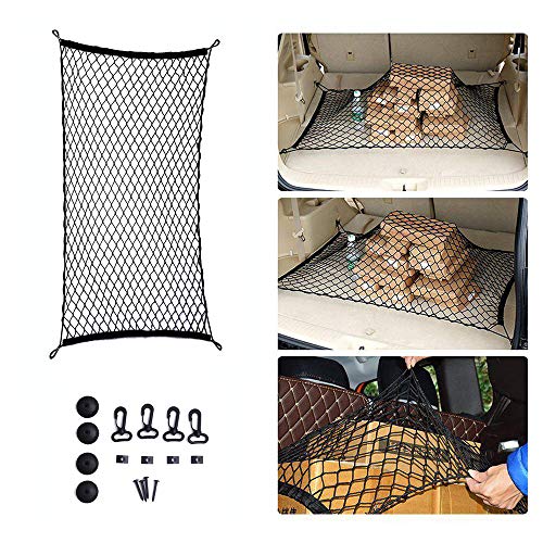 MAXTUF Cargo Net, 60 x 120CM Adjustable Elastic Trunk Cargo Organizer ...