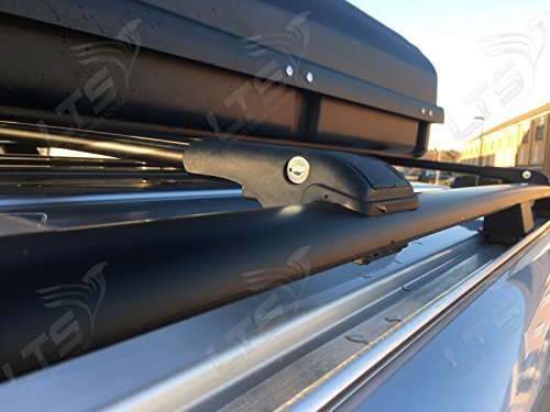 ROOF RAIL BARS RACKS + LOCKABLE BLACK CROSS BARS SET SHORT WHEEL BASE 75 KG_5eda52a8d6a94.jpeg