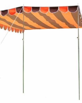 OLPRO Outdoor Leisure Products Shade 2.6m x 2.6m Campervan Motorhome Caravan Sun Canopy Stripe Orange & Brown_5f1c16d2e0846.jpeg