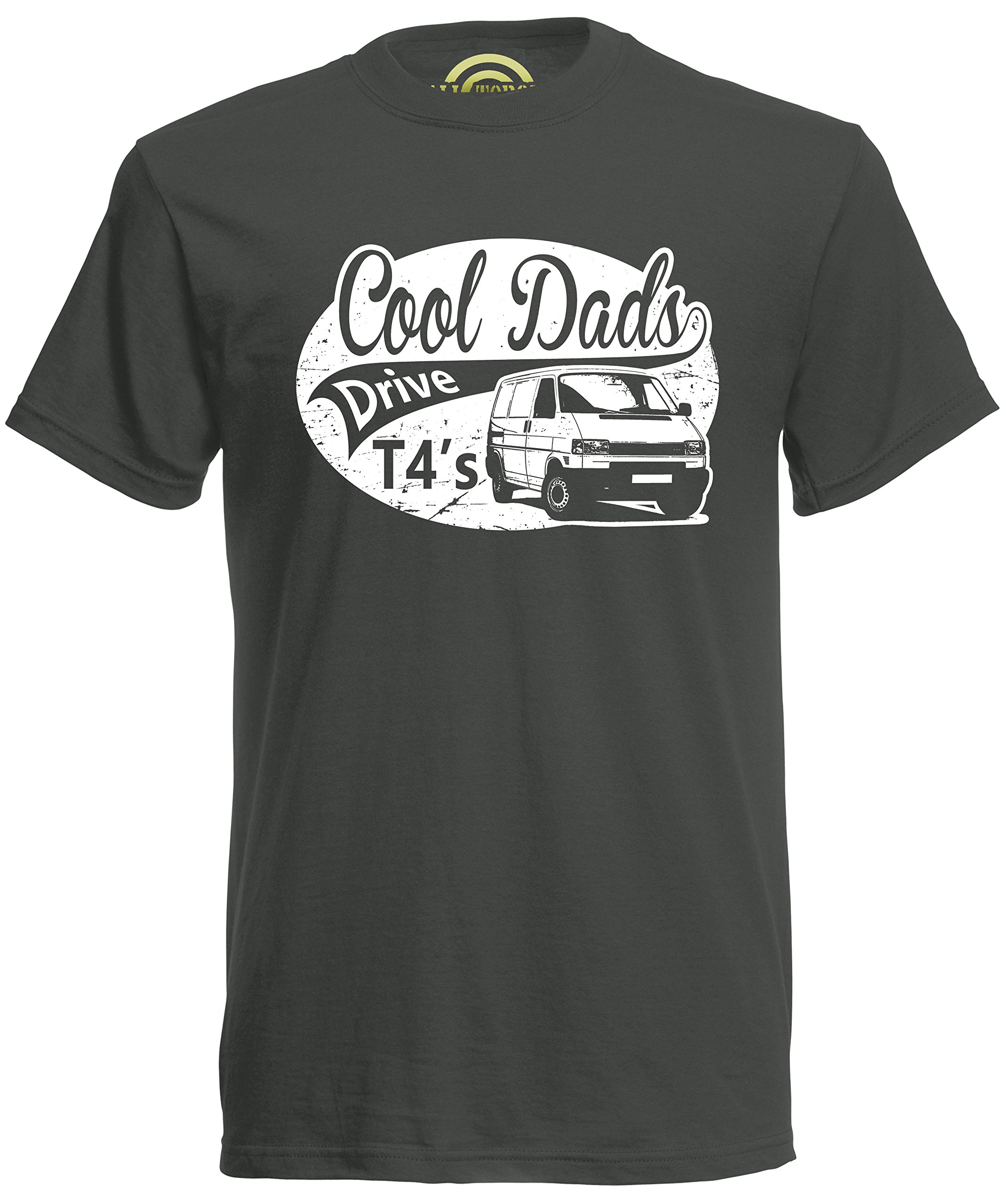 Cool Dads Drive T4’s T-Shirt Size’s Small – XXL – VW Transporter Stuff