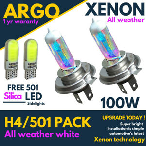 H4 Xenon Led White 100w All Weather 501 Side light Headlight Bulbs 472 Hid P43t_6023aa55d71df.jpeg