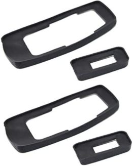 Iinger OUTER LEFT & RIGHT FRONT DOOR HANDLE CENTRAL LOCK Repair Kit Fit For VW TRANSPORTER T3 79-92 Rubber Seal Pad 251837205 (Color : 2 set)_601c59ae57bdf.jpeg