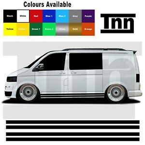 Side Stripe Stickers For VW Transporter T4 T5 T6 Decal Sticker Vinyl ...