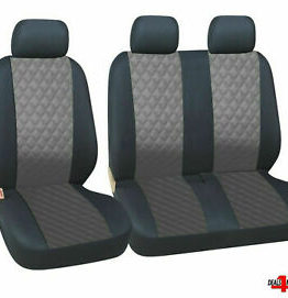 Vw Transporter T5 T4 Caravelle Leatherette Diamond Look Grey – Black Seat Covers_6097056ca454d.jpeg